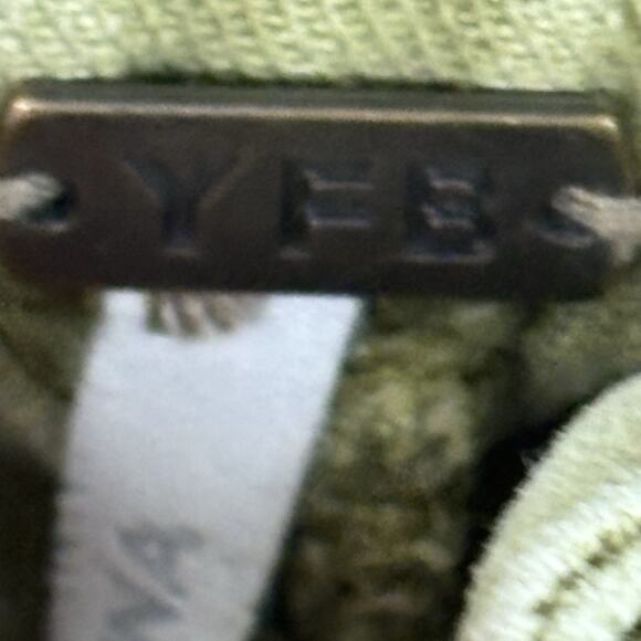 YOUNG FABULOUS & BROKE YFB WIDE LEG PANTS Boho Olive Green Size L - Picture 4 of 4